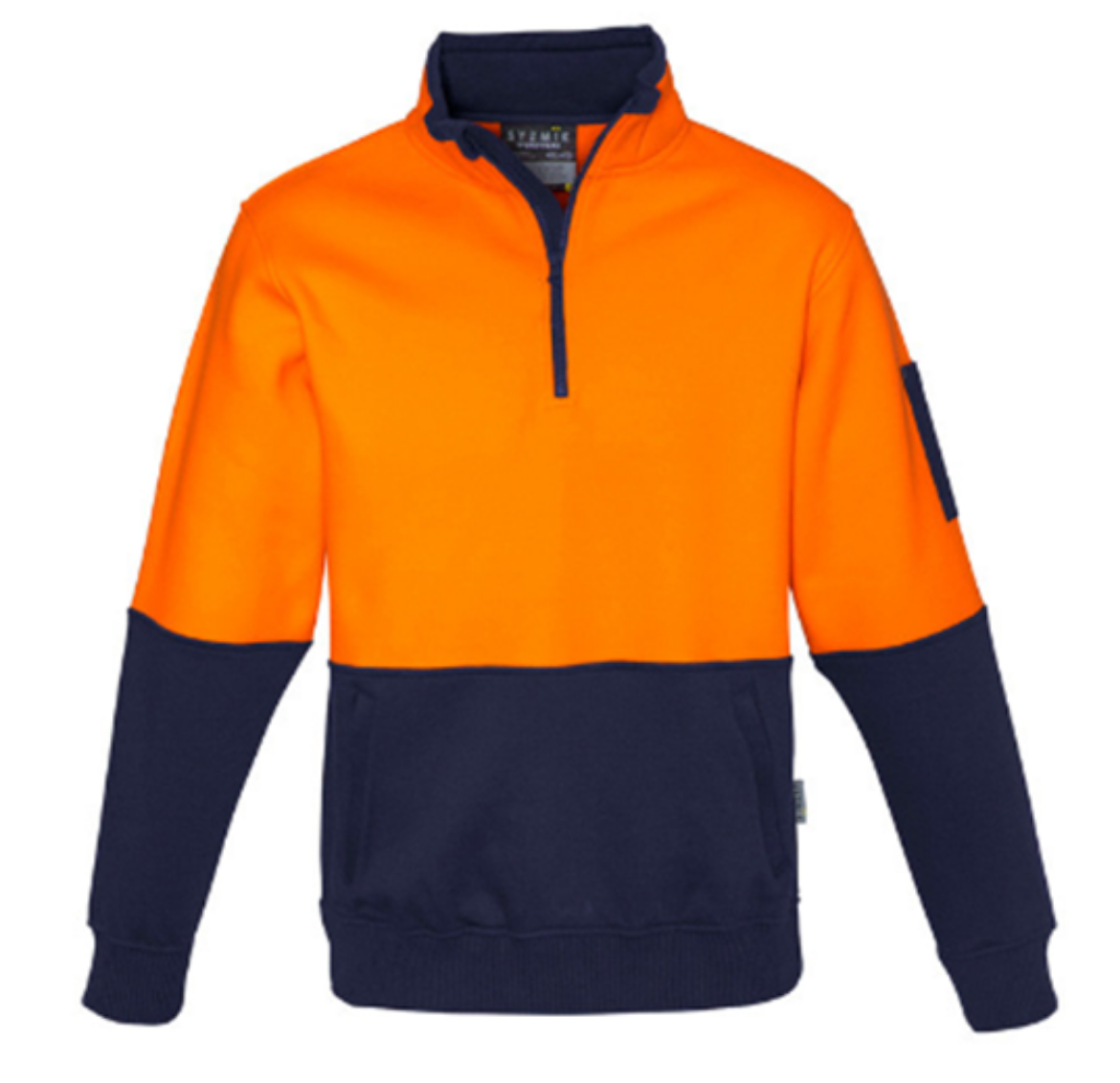 Picture of Syzmik Unisex Hi Vis Half Zip Pullover